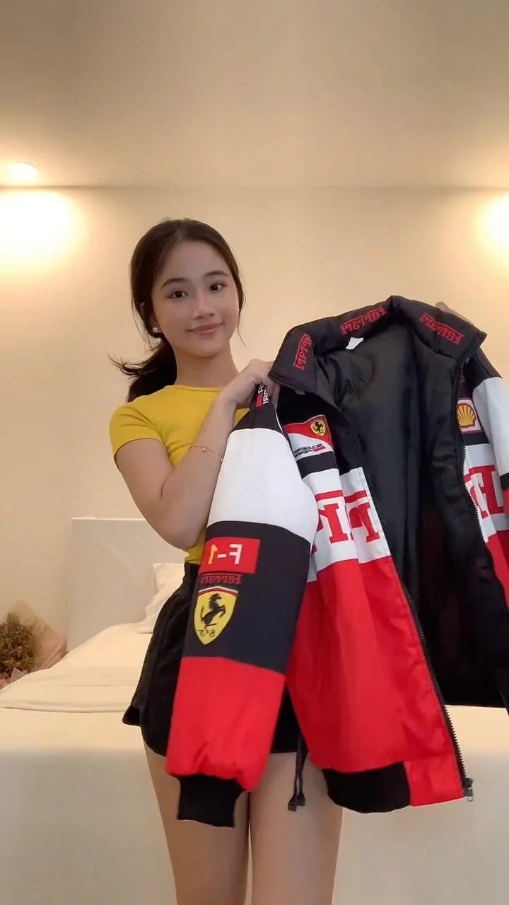 Nitro Racing Ferrari Jacket – Black/Red/White Edition
