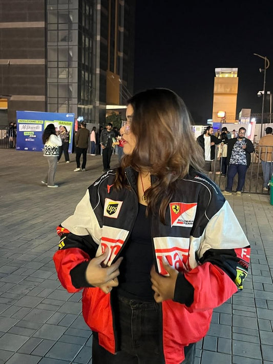 Nitro Racing Ferrari  Jacket – Black/Red/White Edition